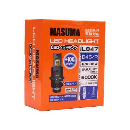 Лампы светодиодные Masuma LED D4S/R 35W 6000K 8600Lm, L847