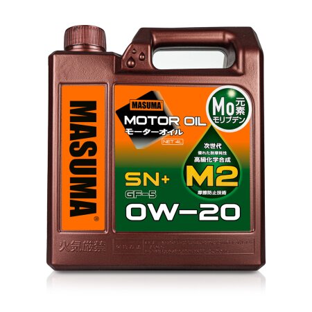 Масло моторное MASUMA 0W20 M2 SN+/GF-5 бензин, синтетика 4л, M-2001E