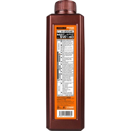 Масло моторное MASUMA 5W40 M2 SN+/CF/A3B4 универсальное, синтетика  1л, M-2004E