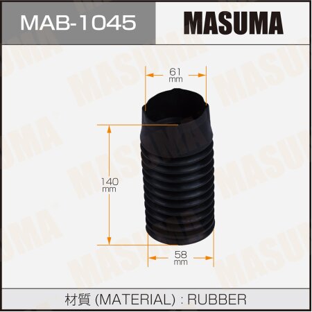 Пыльник амортизатора Masuma (резина), MAB-1045