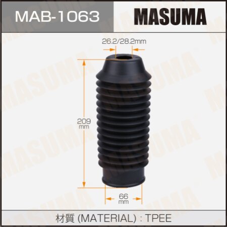 Shock absorber boot Masuma (rubber), MAB-1063