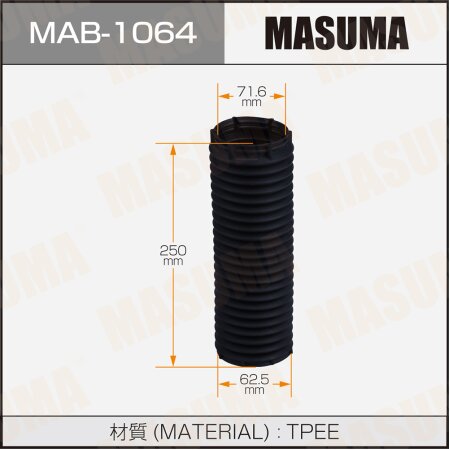 Shock absorber boot Masuma (plastic), MAB-1064
