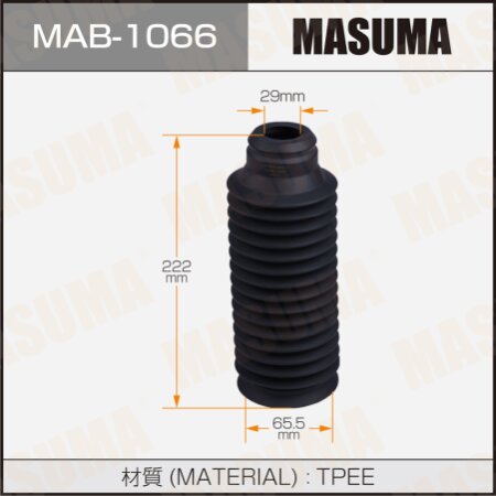 Shock absorber boot Masuma (plastic), MAB-1066