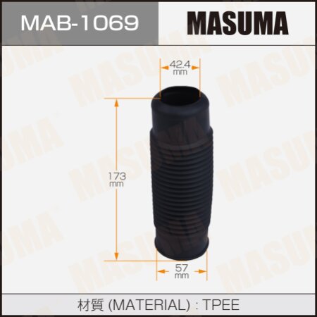 Shock absorber boot Masuma (plastic), MAB-1069