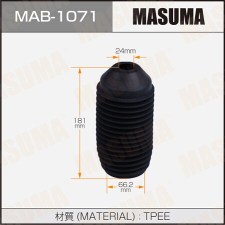 Shock absorber boot Masuma (plastic), MAB-1071