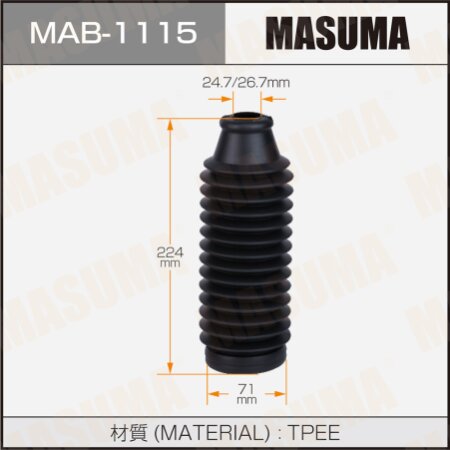 Shock absorber boot Masuma (plastic), MAB-1115