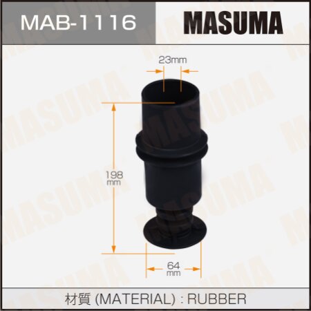 Shock absorber boot Masuma (rubber), MAB-1116