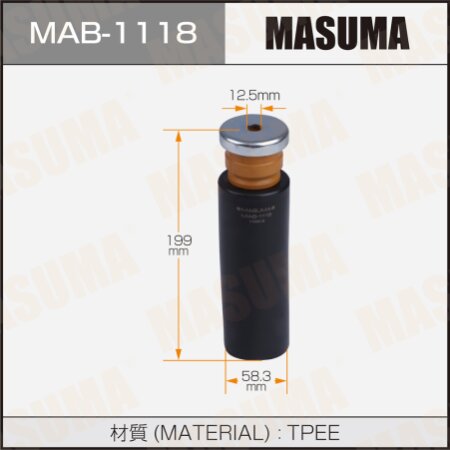 Shock absorber boot Masuma (plastic), MAB-1118