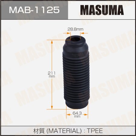 Shock absorber boot Masuma (plastic), MAB-1125