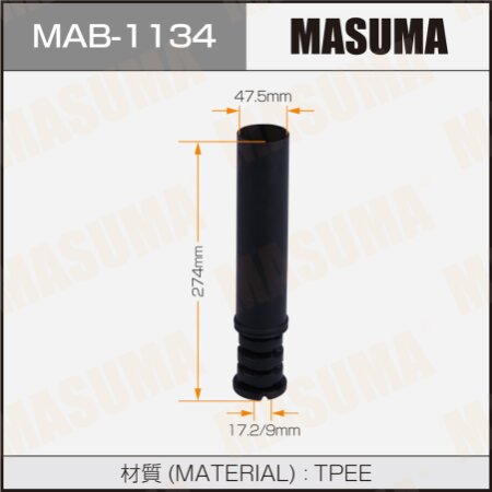 Shock absorber boot Masuma (plastic), MAB-1134
