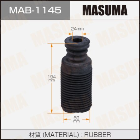 Shock absorber boot Masuma (rubber), MAB-1145