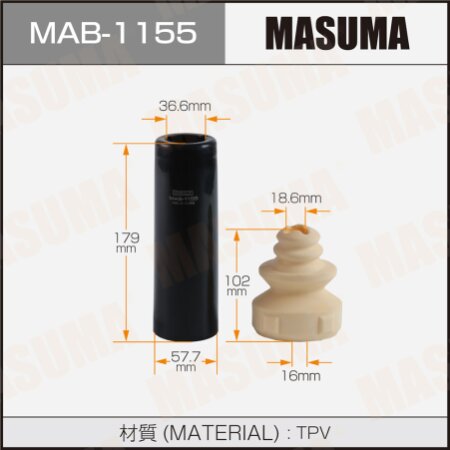 Пыльник с отбойником амортизатора Masuma (резина), MAB-1155