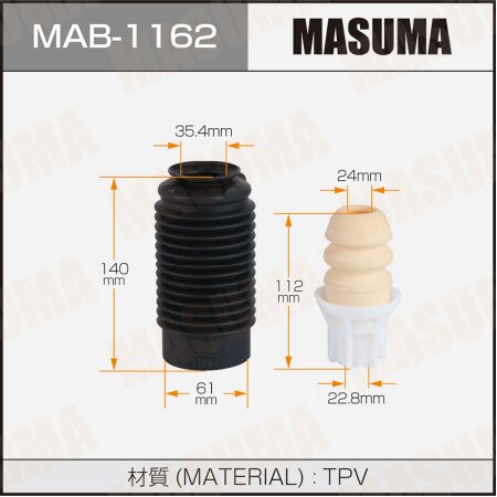 Пыльник с отбойником амортизатора Masuma (резина), MAB-1162