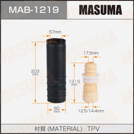 Пыльник с отбойником амортизатора Masuma, MAB-1219