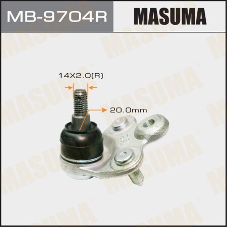 Опора шаровая Masuma, MB-9704R