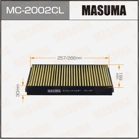 Фильтр салонный Masuma угольный, MC-2002CL