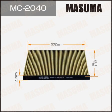 Фильтр салонный Masuma, MC-2040