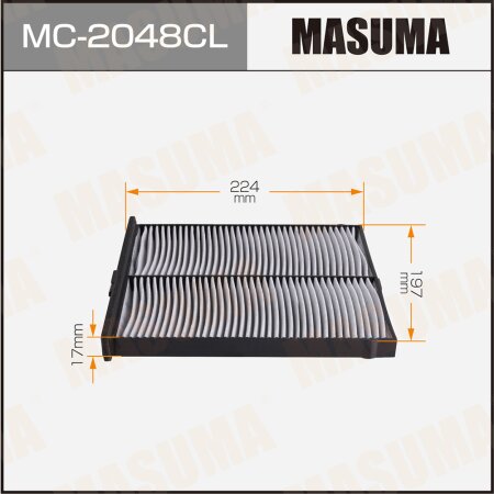 Фильтр салонный Masuma угольный, MC-2048CL