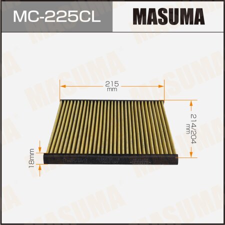 Фильтр салонный Masuma угольный, MC-225CL