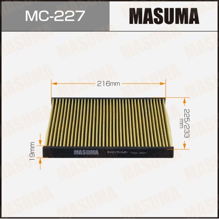 Фильтр салонный Masuma, MC-227