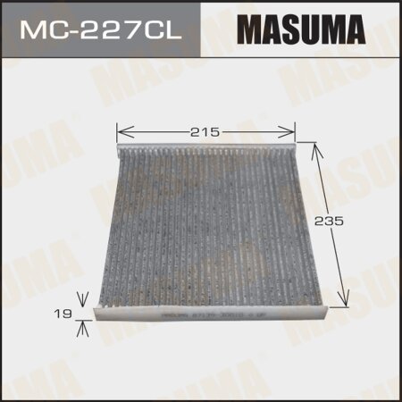 Фильтр салонный Masuma угольный, MC-227CL