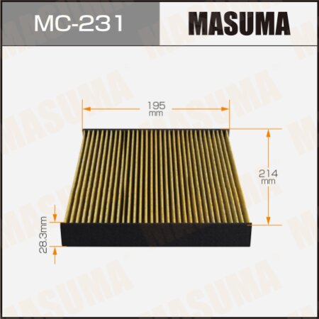 Фильтр салонный Masuma, MC-231