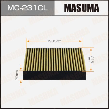 Фильтр салонный Masuma угольный, MC-231CL