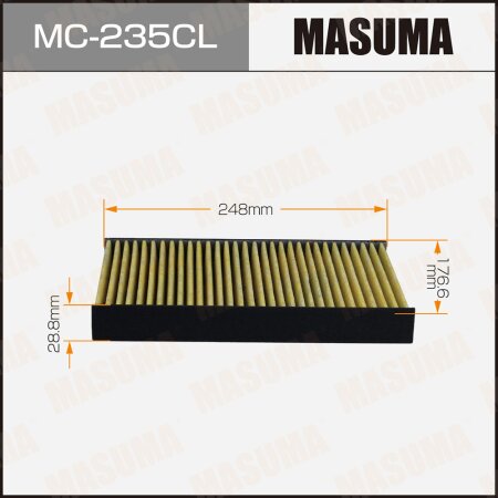 Фильтр салонный Masuma угольный, MC-235CL