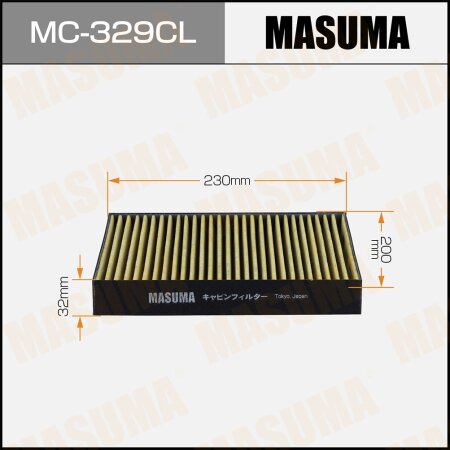Фильтр салонный Masuma угольный, MC-329CL