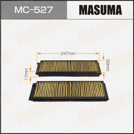 Cabin air filter Masuma, MC-527