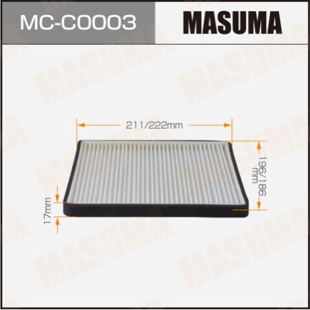 Фильтр салонный Masuma, MC-C0003