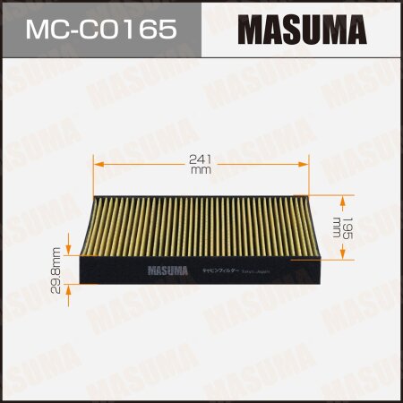 Фильтр салонный Masuma, MC-C0165