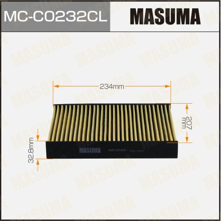 Фильтр салонный Masuma угольный, MC-C0232CL