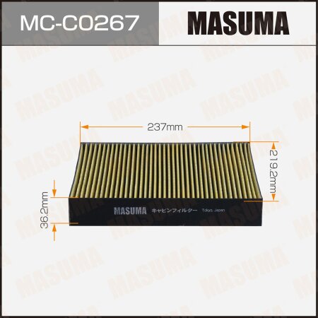 Фильтр салонный Masuma, MC-C0267