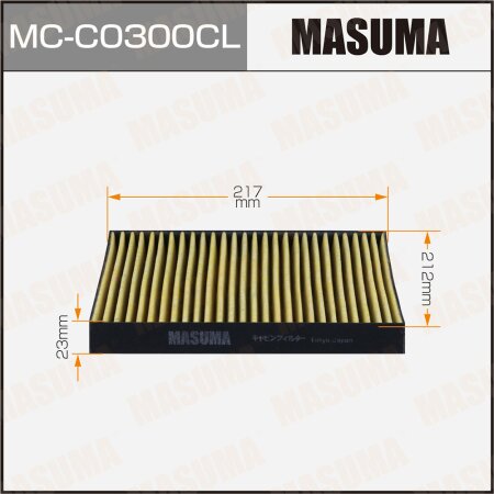 Фильтр салонный Masuma угольный, MC-C0300CL