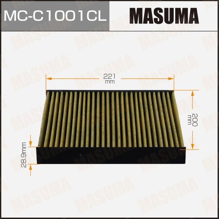 Фильтр салонный Masuma угольный, MC-C1001CL