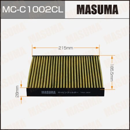 Фильтр салонный Masuma угольный, MC-C1002CL