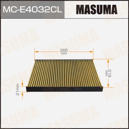 Фильтр салонный Masuma угольный, MC-E4032CL