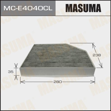 Фильтр салонный Masuma угольный, MC-E4040CL