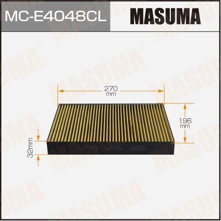 Фильтр салонный Masuma угольный, MC-E4048CL