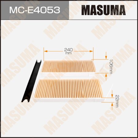 Фильтр салонный Masuma, MC-E4053