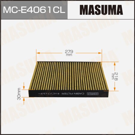 Фильтр салонный Masuma угольный, MC-E4061CL
