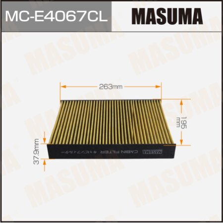 Фильтр салонный Masuma угольный, MC-E4067CL