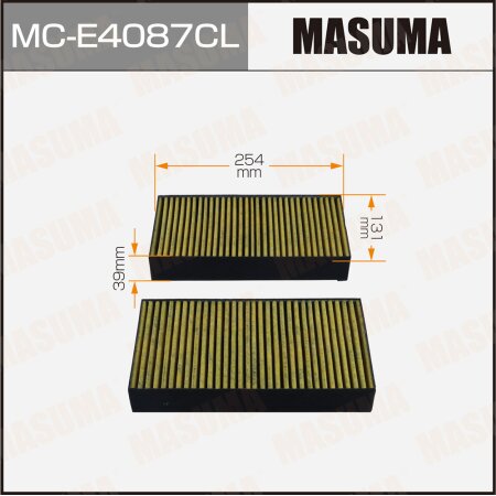 Фильтр салонный Masuma угольный, MC-E4087CL