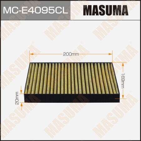 Фильтр салонный Masuma угольный, MC-E4095CL