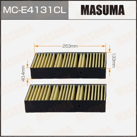 Фильтр салонный Masuma угольный, MC-E4131CL
