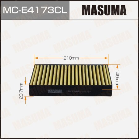 Фильтр салонный Masuma угольный, MC-E4173CL