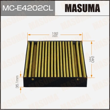 Фильтр салонный Masuma угольный, MC-E4202CL