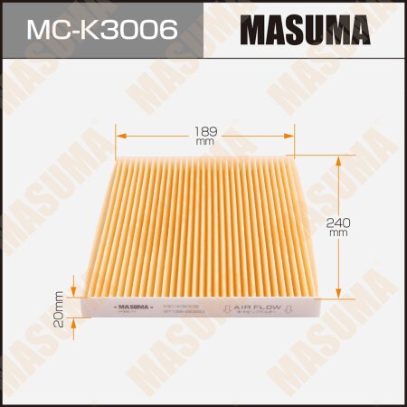Фильтр салонный Masuma, MC-K3006
