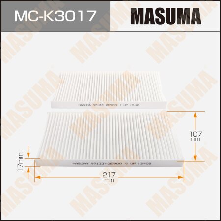 Фильтр салонный Masuma, MC-K3017